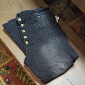 Pilcro and the Letterpress High Rise Jeans in Black